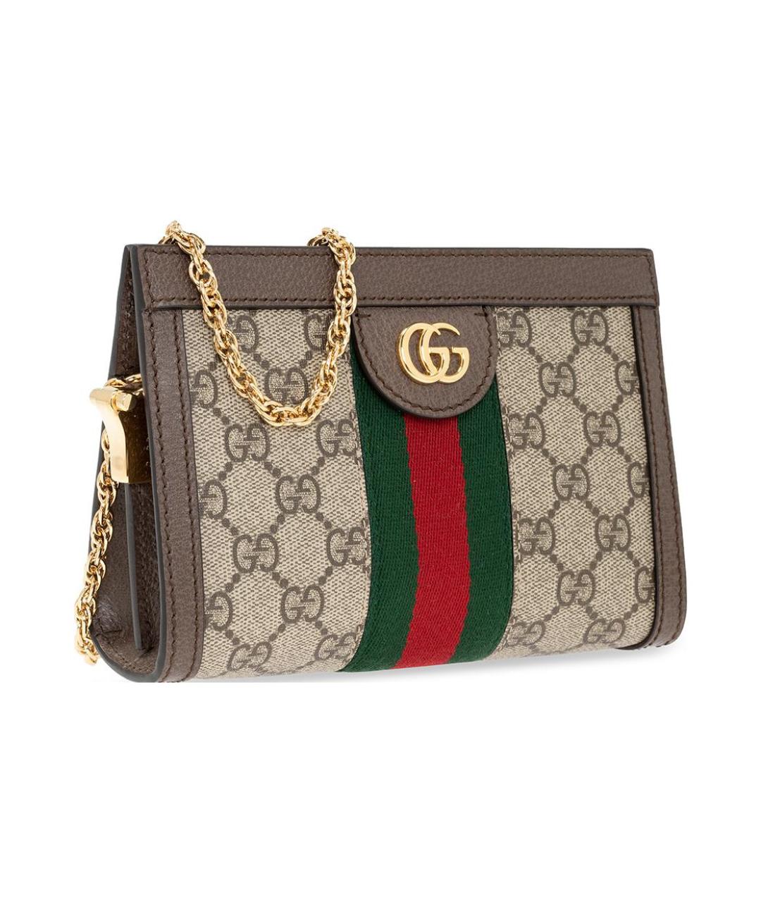 GUCCI Коричневая сумка через плечо, фото 3