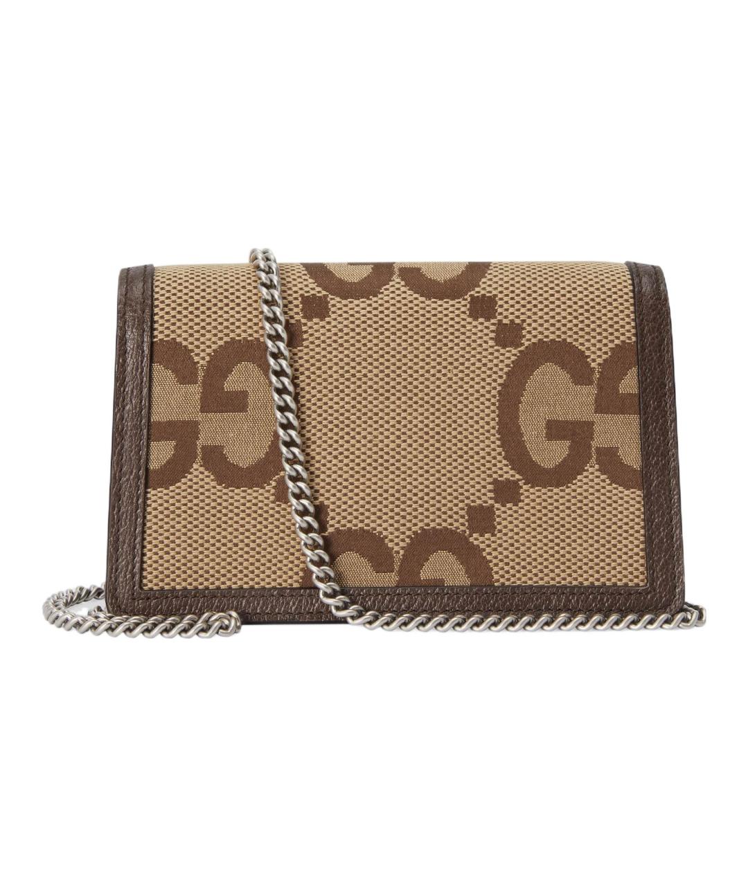 GUCCI Коричневая сумка через плечо, фото 3