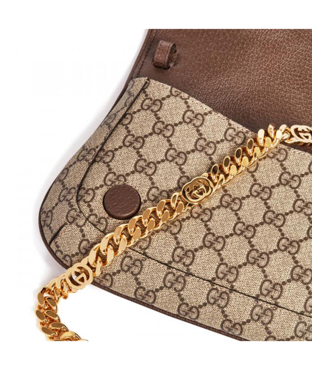 GUCCI Коричневая сумка через плечо, фото 4