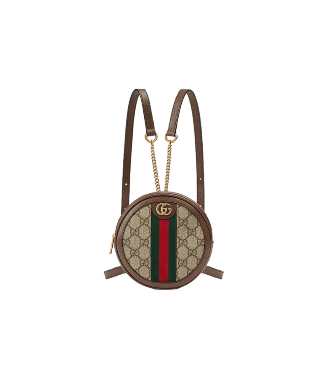 GUCCI Коричневый рюкзак, фото 1