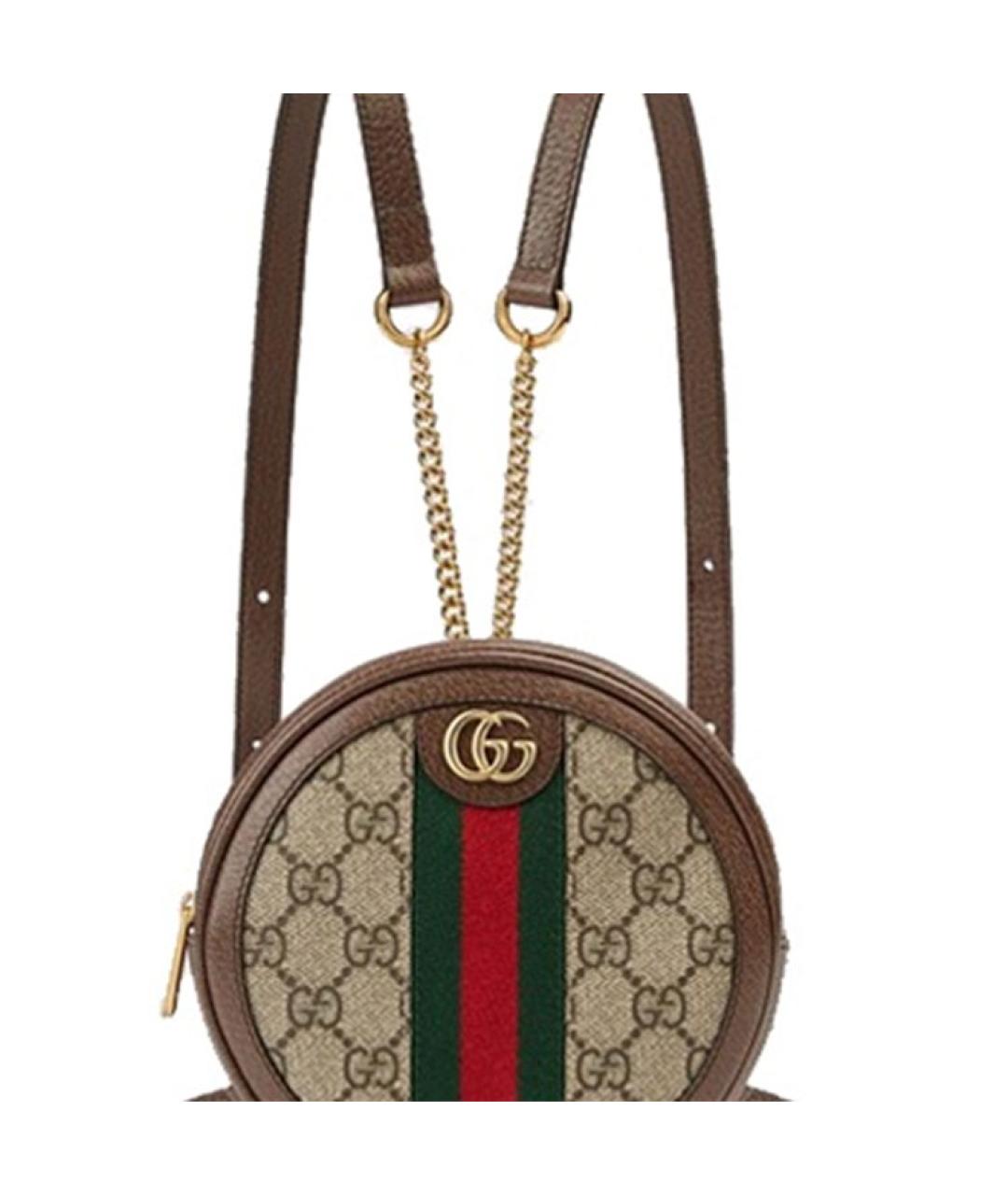 GUCCI Коричневый рюкзак, фото 8