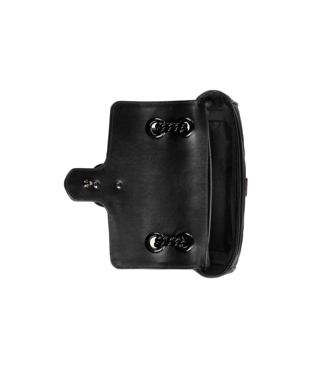 GUCCI Черная кожаная сумка через плечо, фото 7