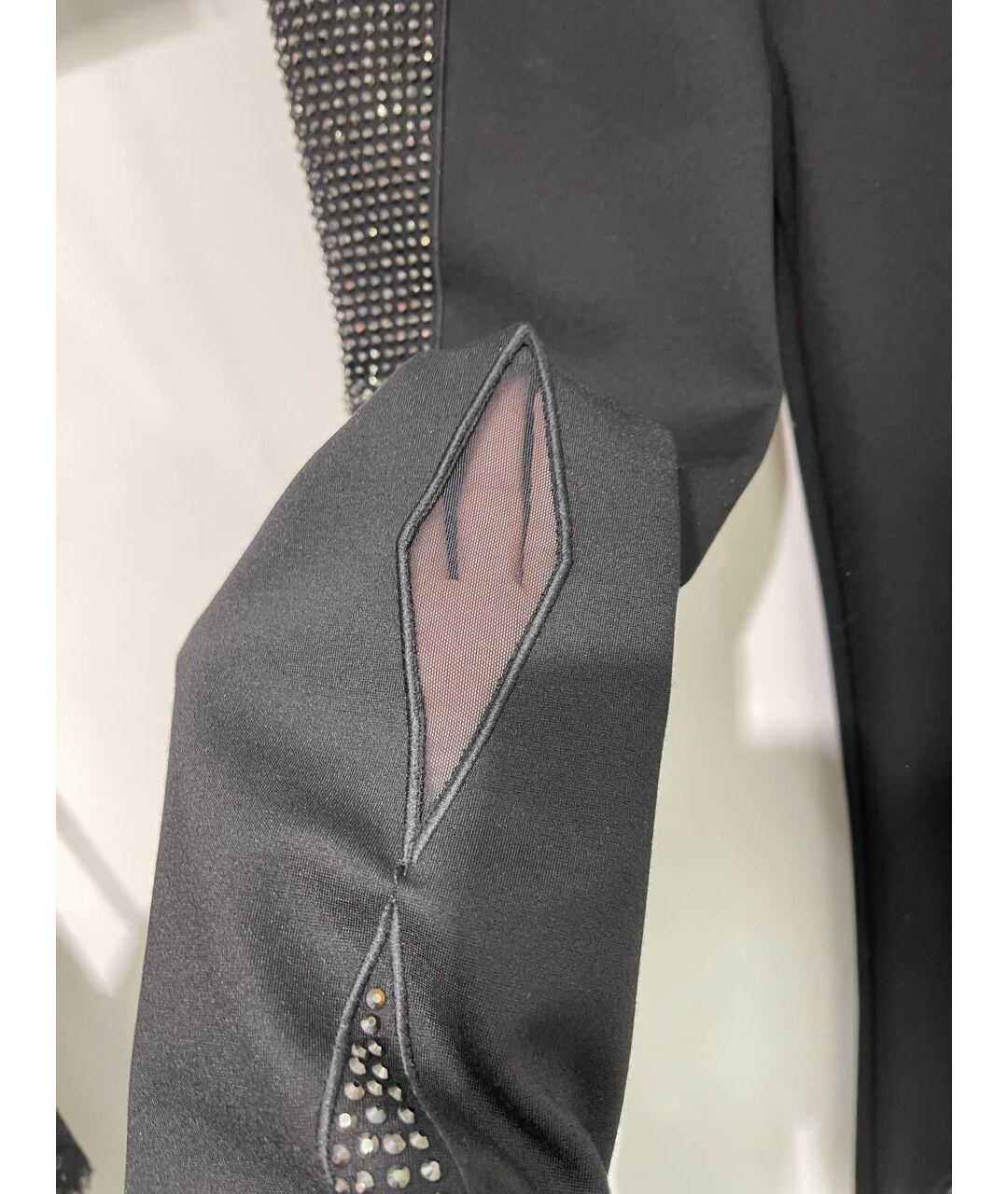 PHILIPP PLEIN Черные вискозные брюки узкие, фото 4