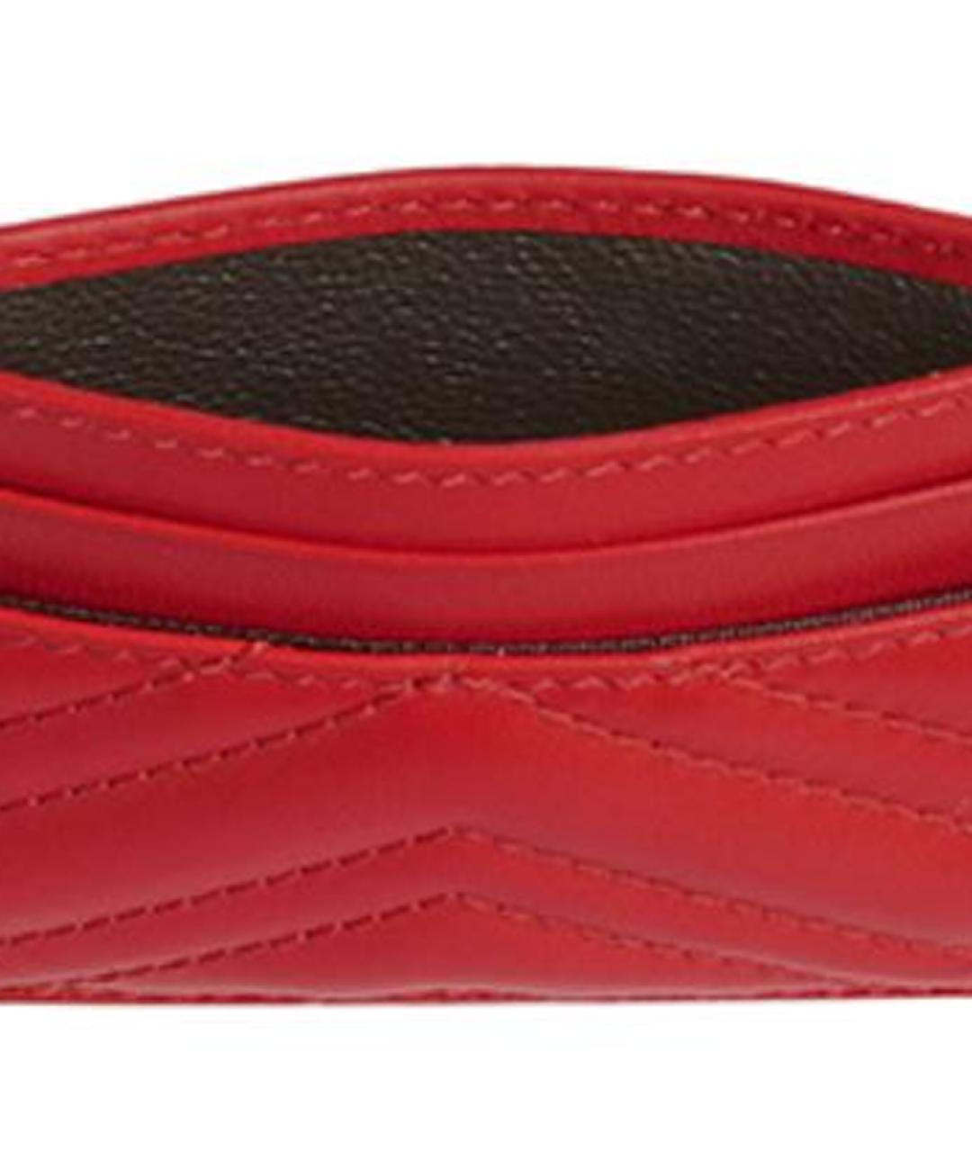 GUCCI Красный кожаный кардхолдер, фото 5