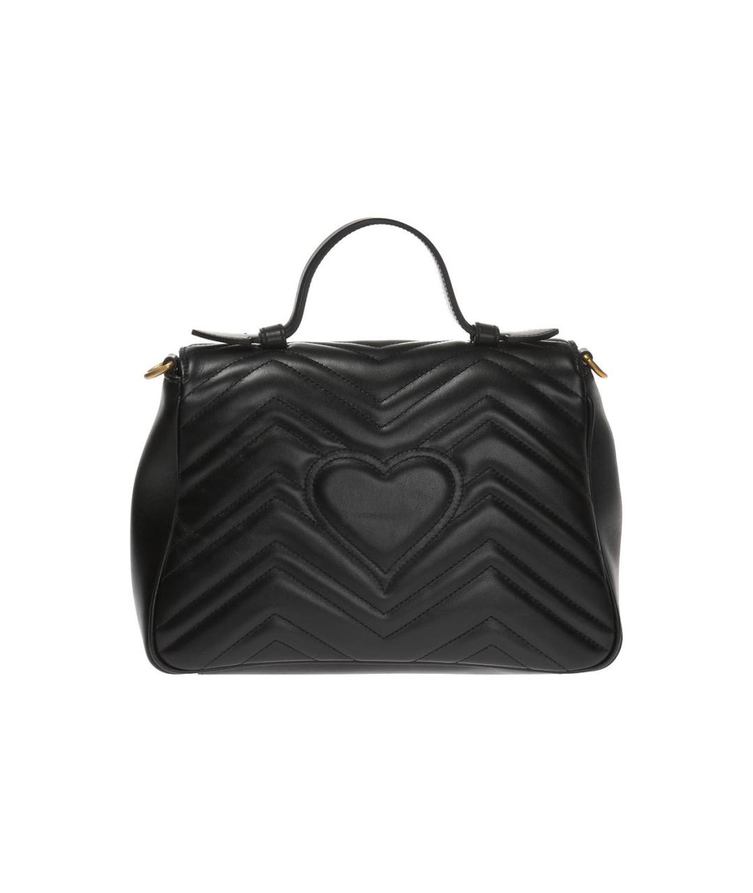 GUCCI Черная кожаная сумка через плечо, фото 3