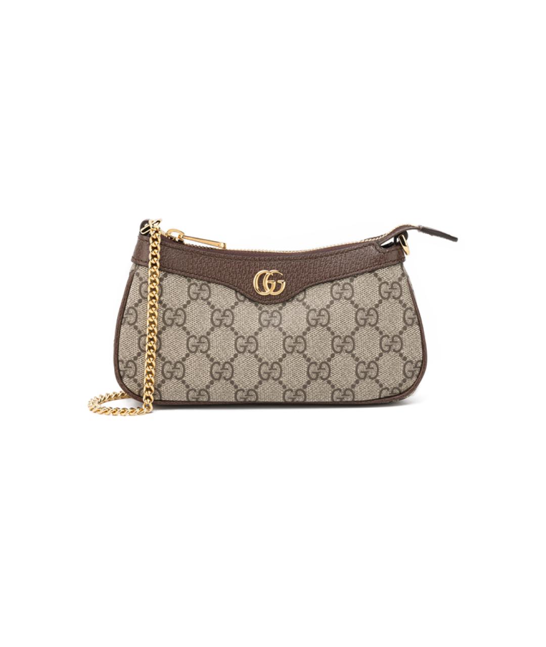 GUCCI Коричневая сумка через плечо, фото 1