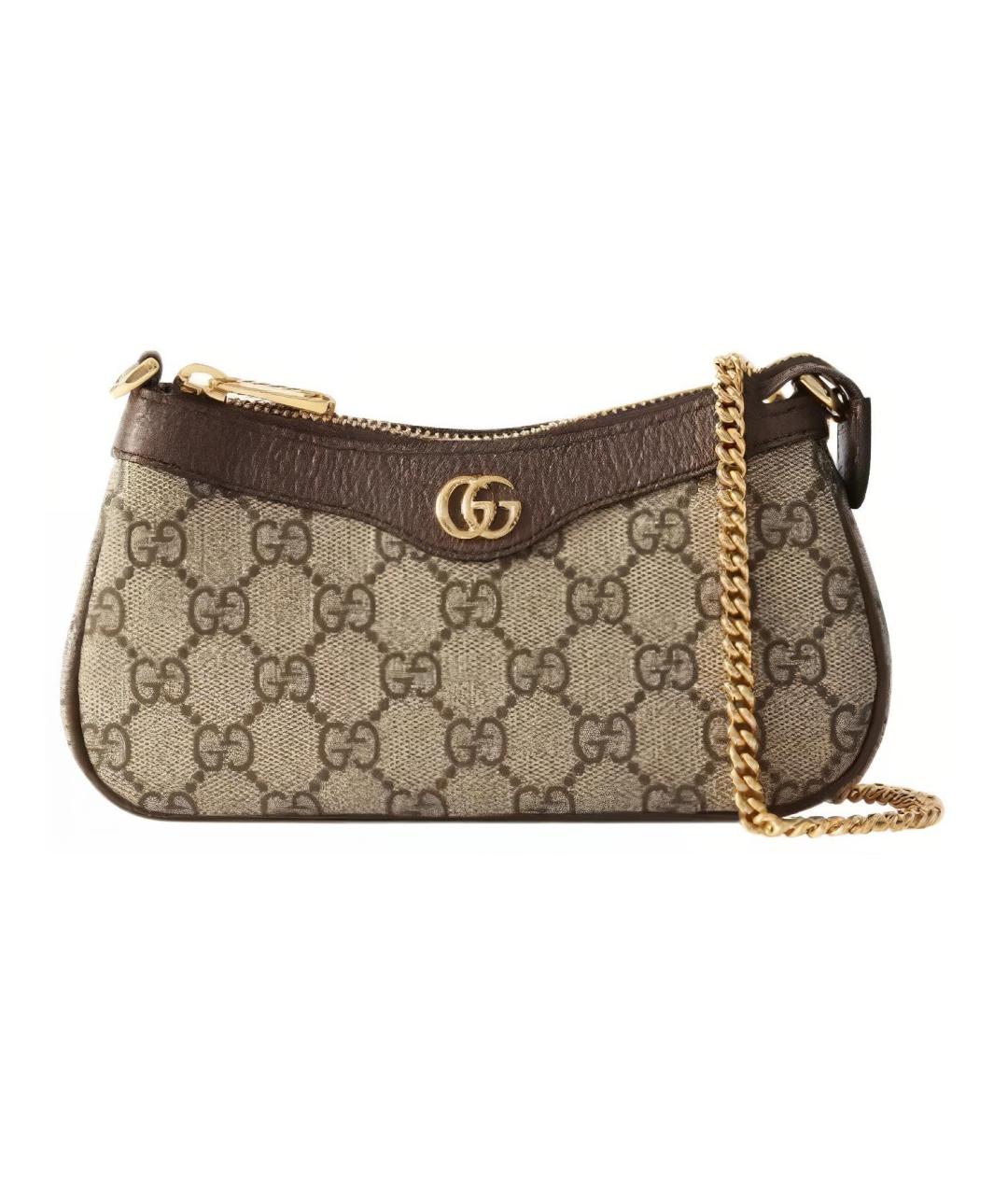 GUCCI Коричневая сумка через плечо, фото 7