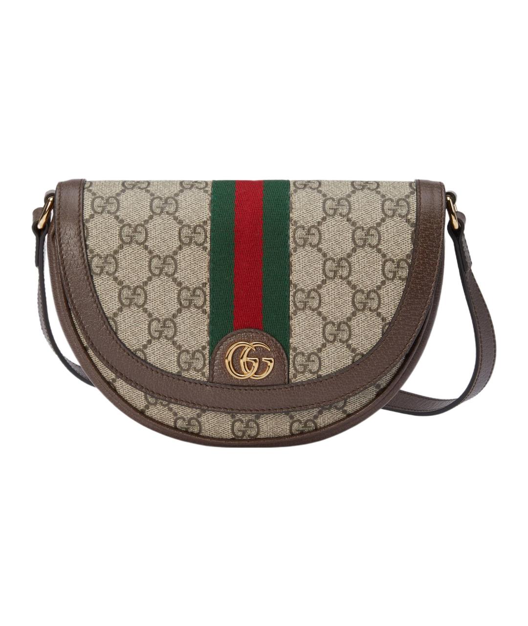 GUCCI Коричневая сумка через плечо, фото 1