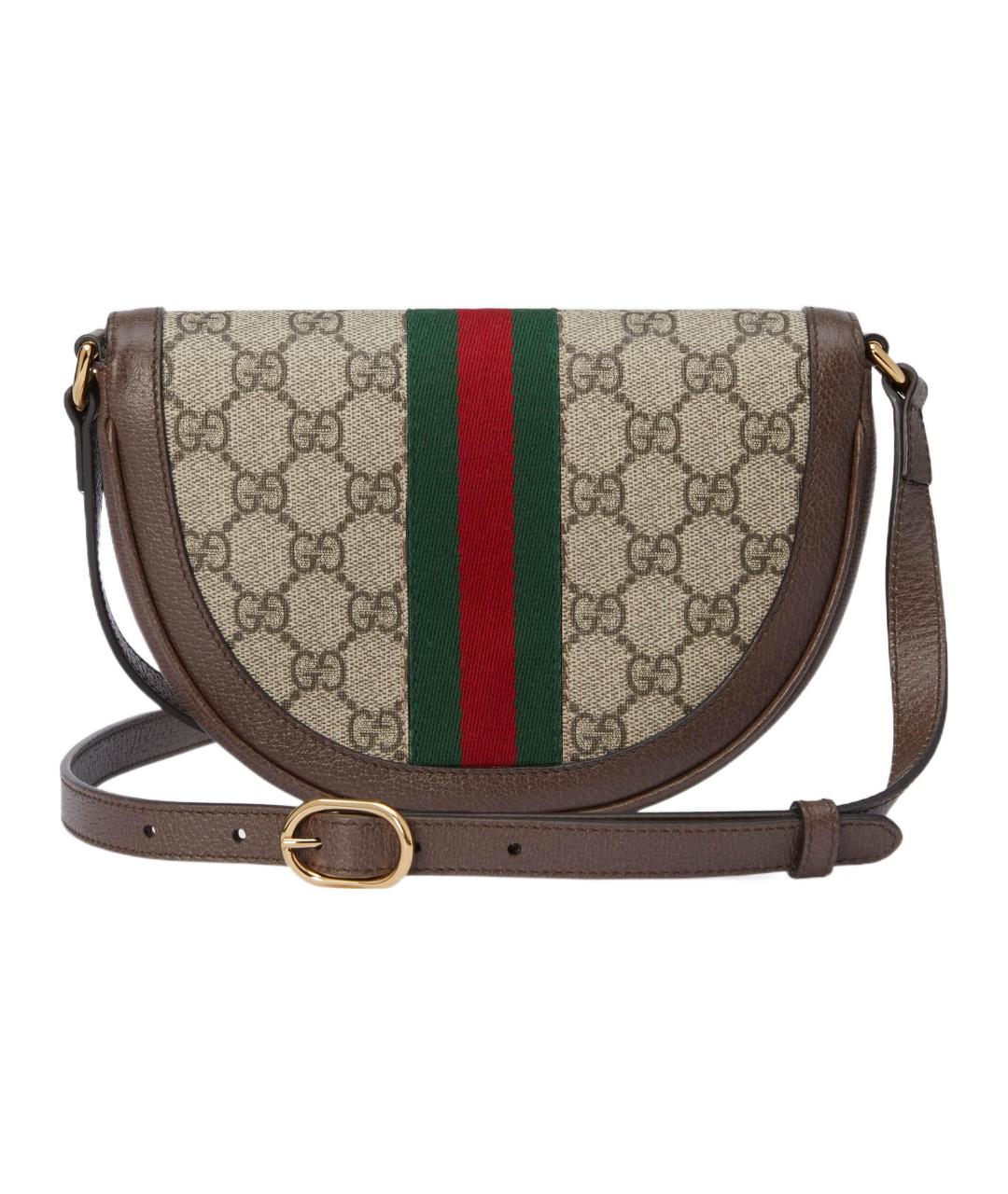 GUCCI Коричневая сумка через плечо, фото 3