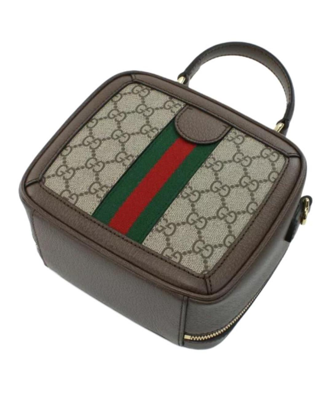 GUCCI Коричневая сумка через плечо, фото 3