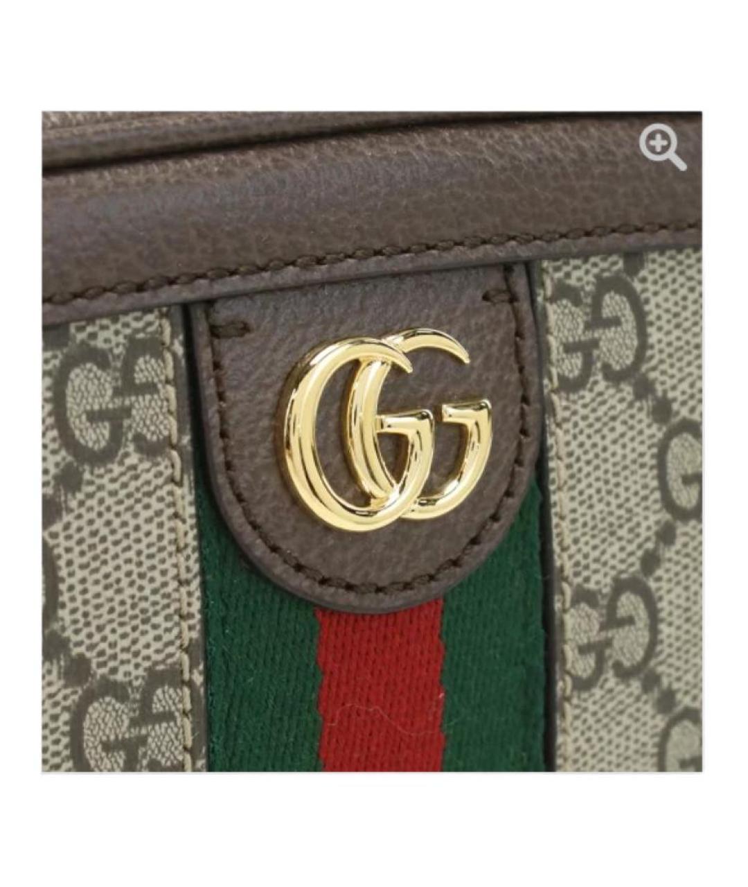 GUCCI Коричневая сумка через плечо, фото 5