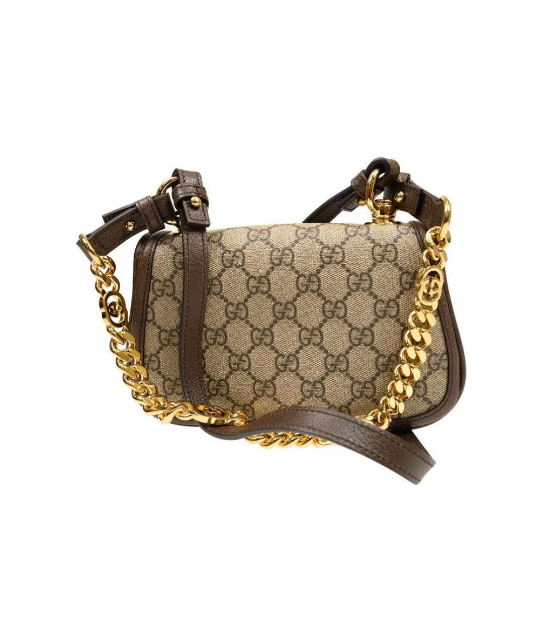 GUCCI Коричневая сумка через плечо, фото 3