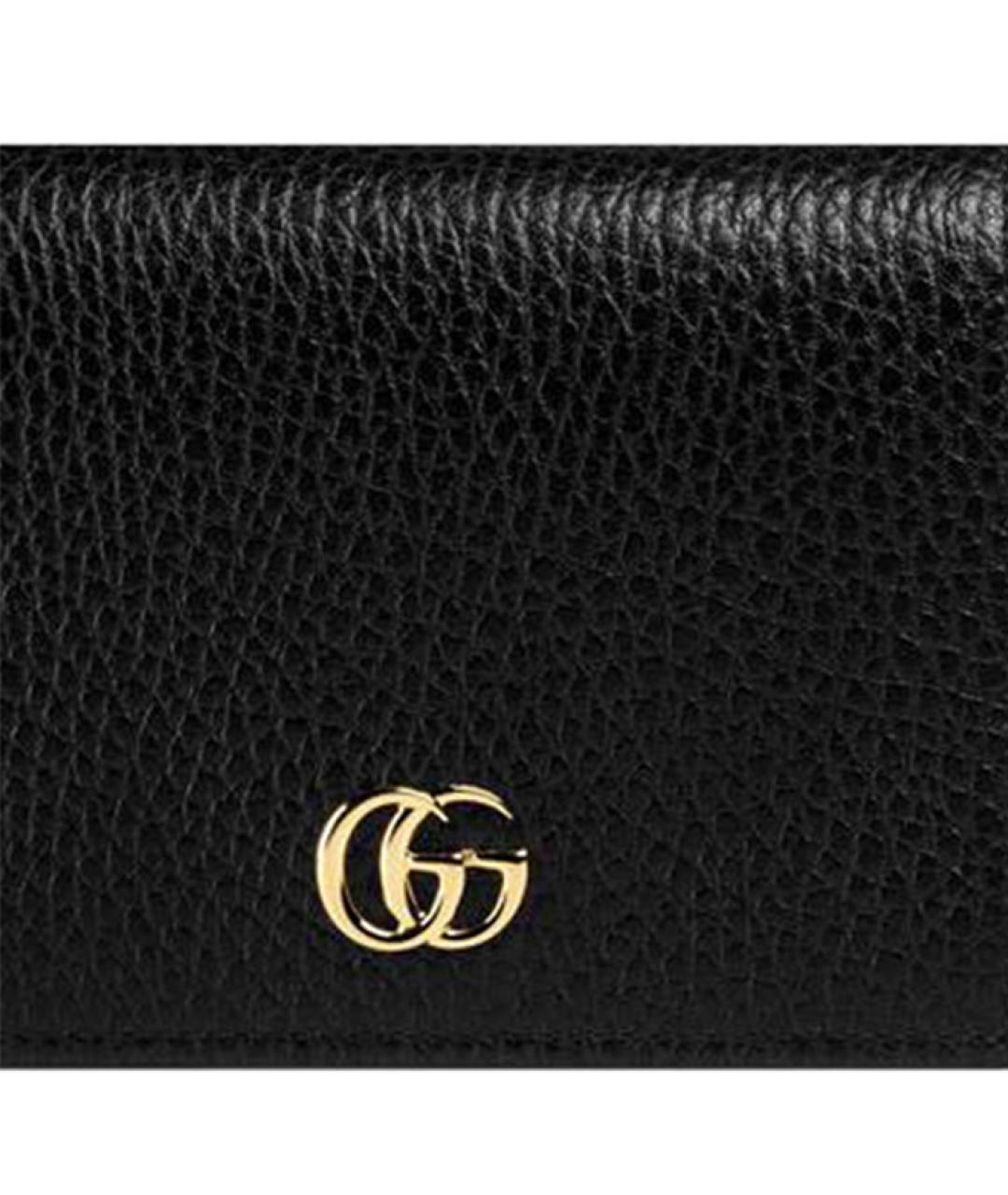 GUCCI Черный кожаный кардхолдер, фото 7
