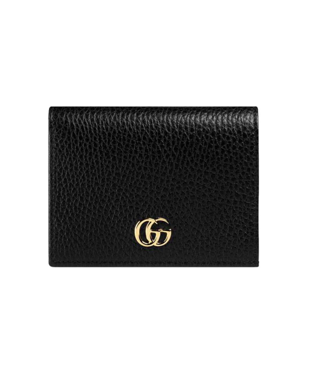 GUCCI Черный кожаный кардхолдер, фото 1