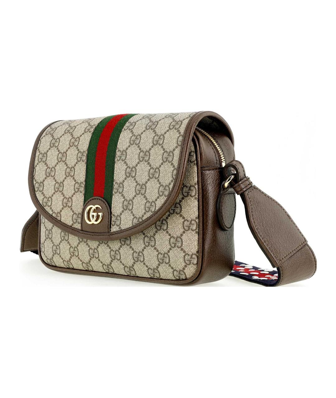 GUCCI Коричневая сумка через плечо, фото 3