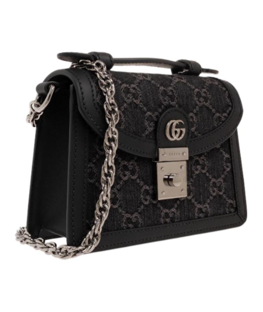 GUCCI Черная сумка через плечо, фото 2
