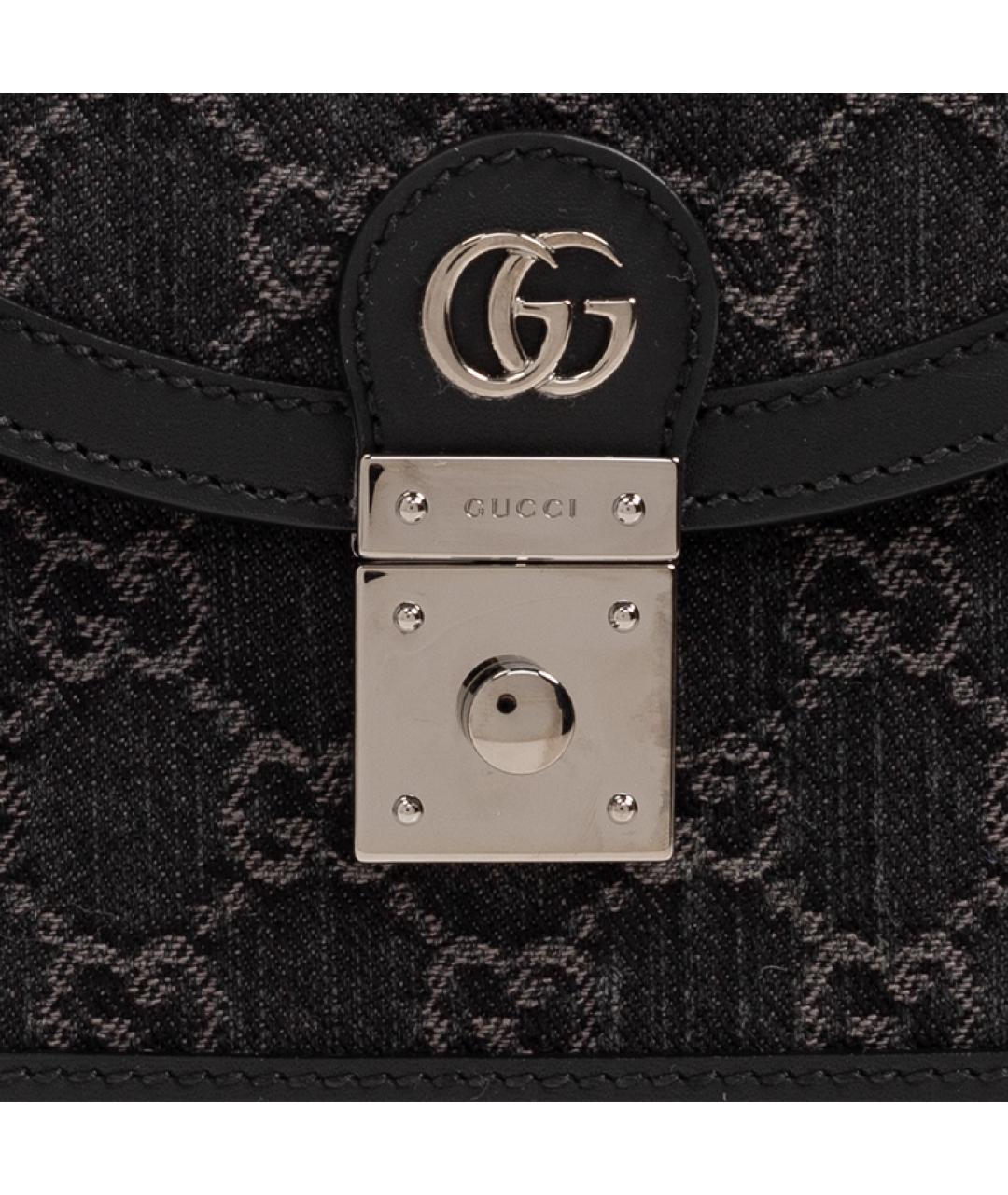 GUCCI Черная сумка через плечо, фото 5