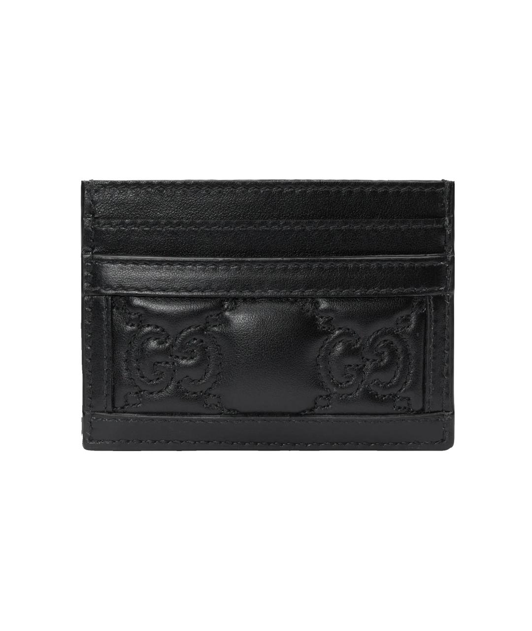 GUCCI Черный кожаный кардхолдер, фото 2