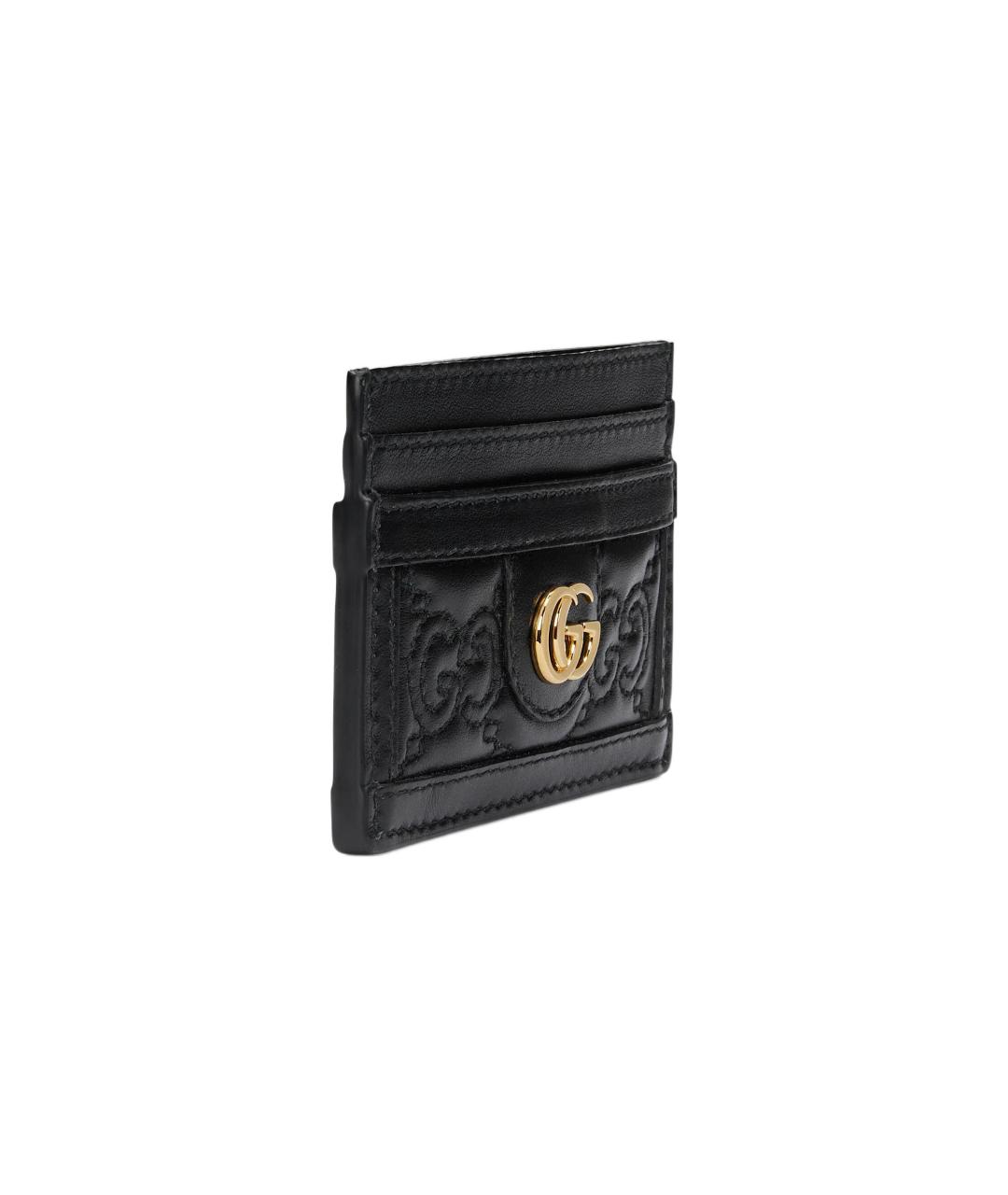 GUCCI Черный кожаный кардхолдер, фото 3