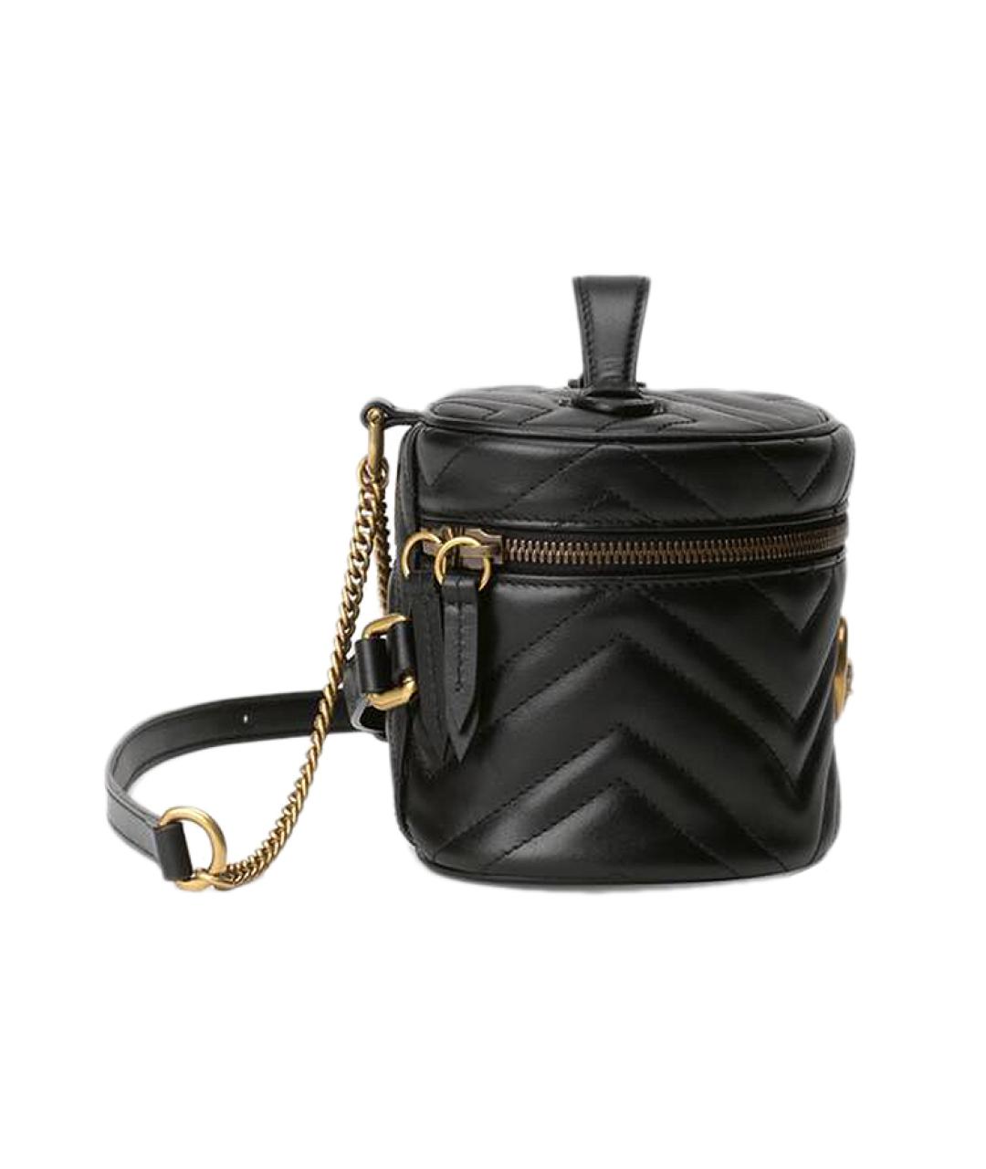 GUCCI Черный кожаный рюкзак, фото 3