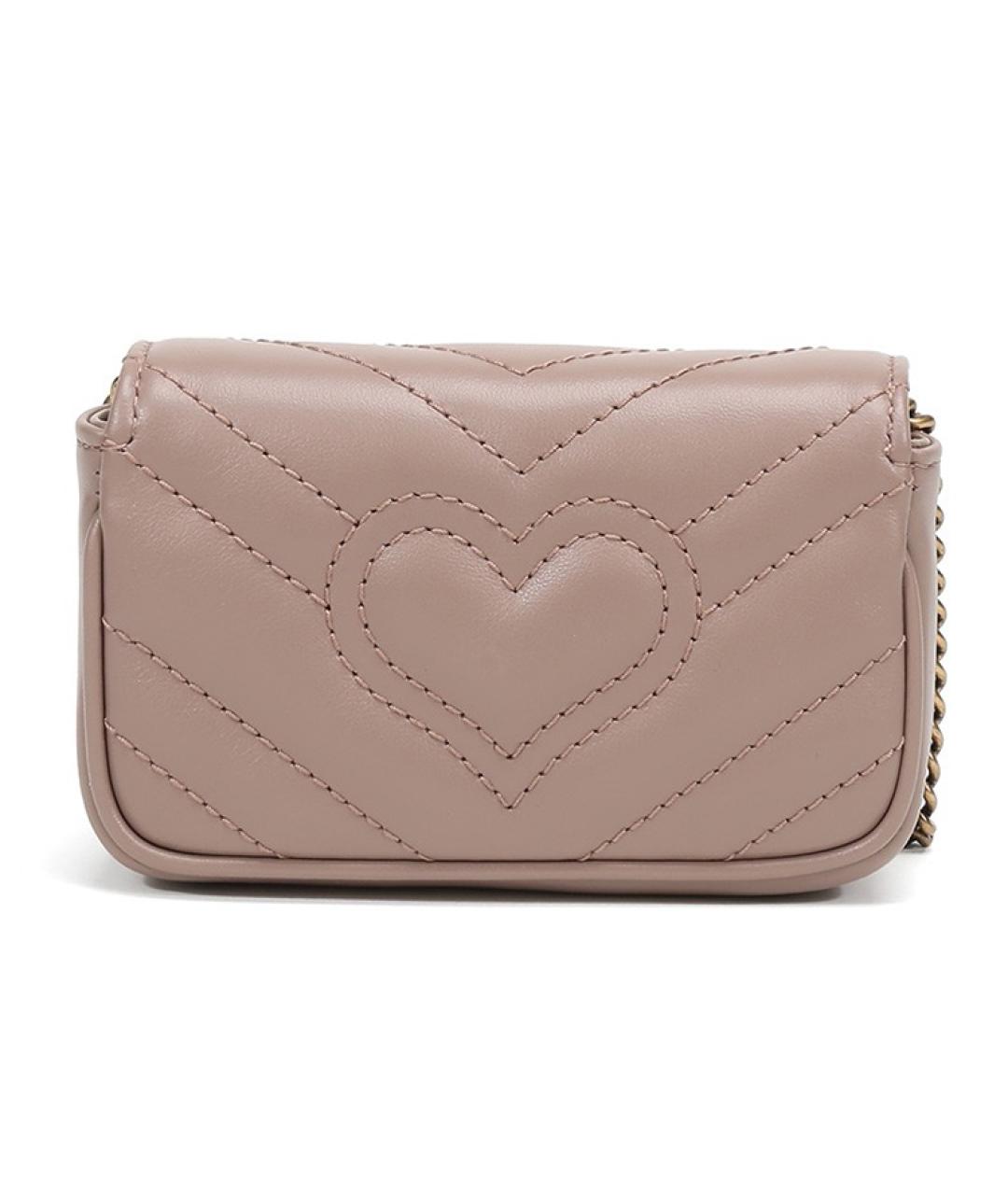 GUCCI Бежевая кожаная сумка через плечо, фото 3