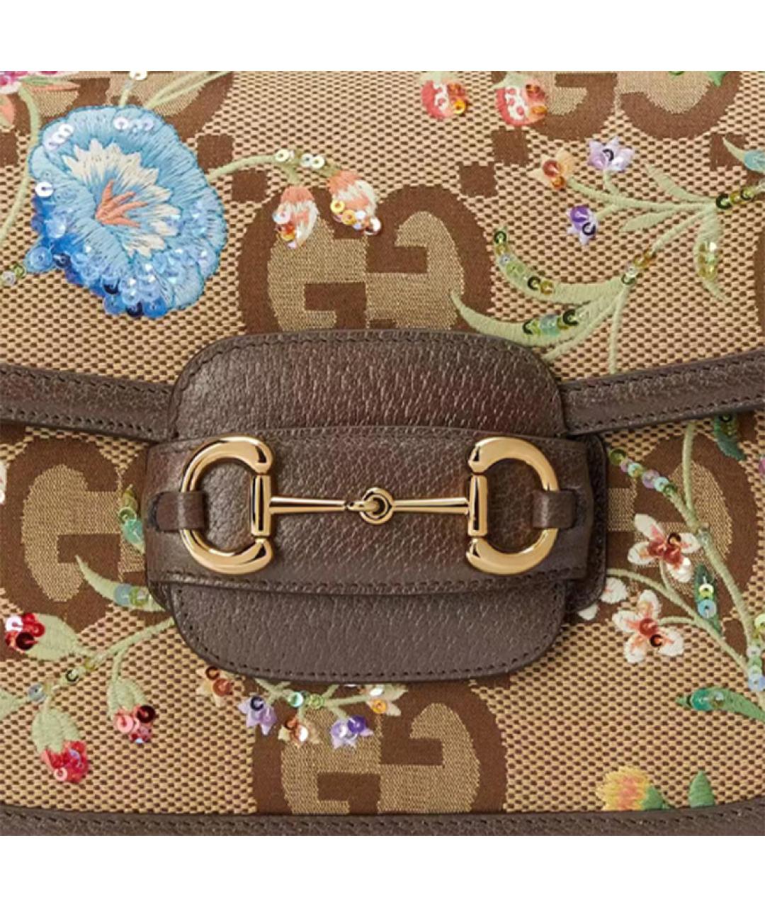 GUCCI Тканевая сумка через плечо, фото 8