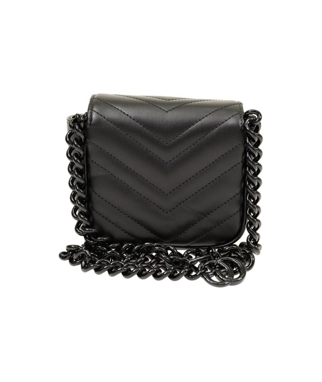 GUCCI Черная кожаная сумка через плечо, фото 2