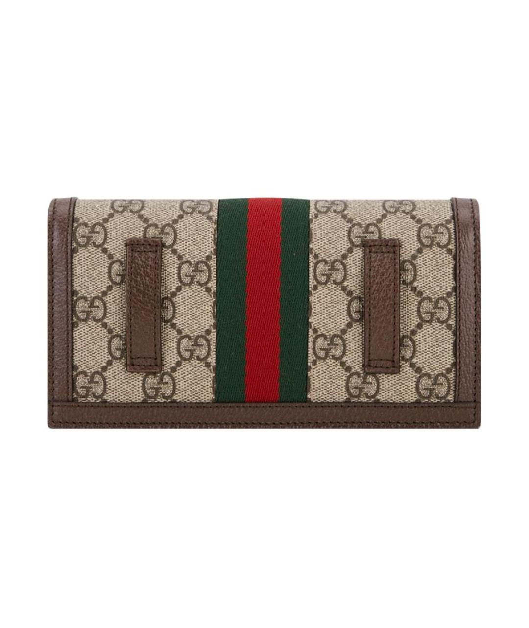 GUCCI Коричневый кошелек, фото 3