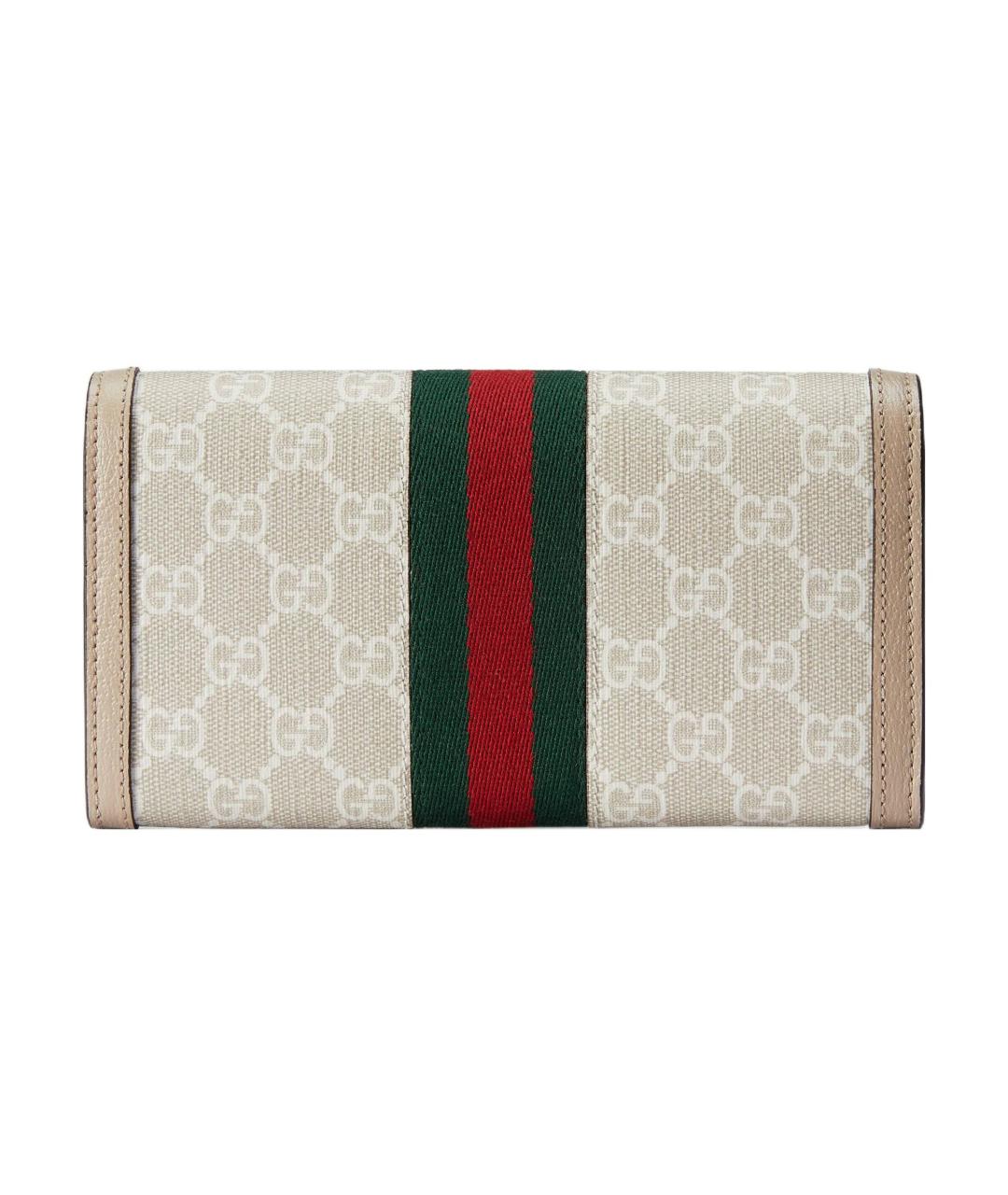 GUCCI Бежевый кошелек, фото 3