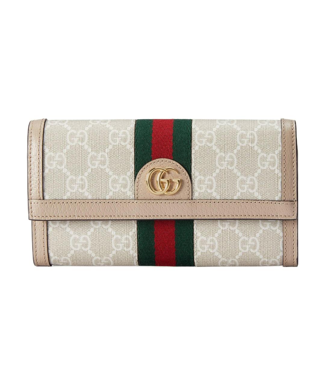 GUCCI Бежевый кошелек, фото 1