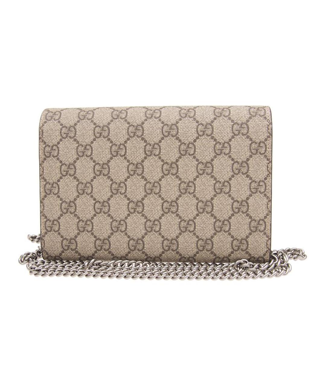 GUCCI Бежевая хлопковая сумка через плечо, фото 4
