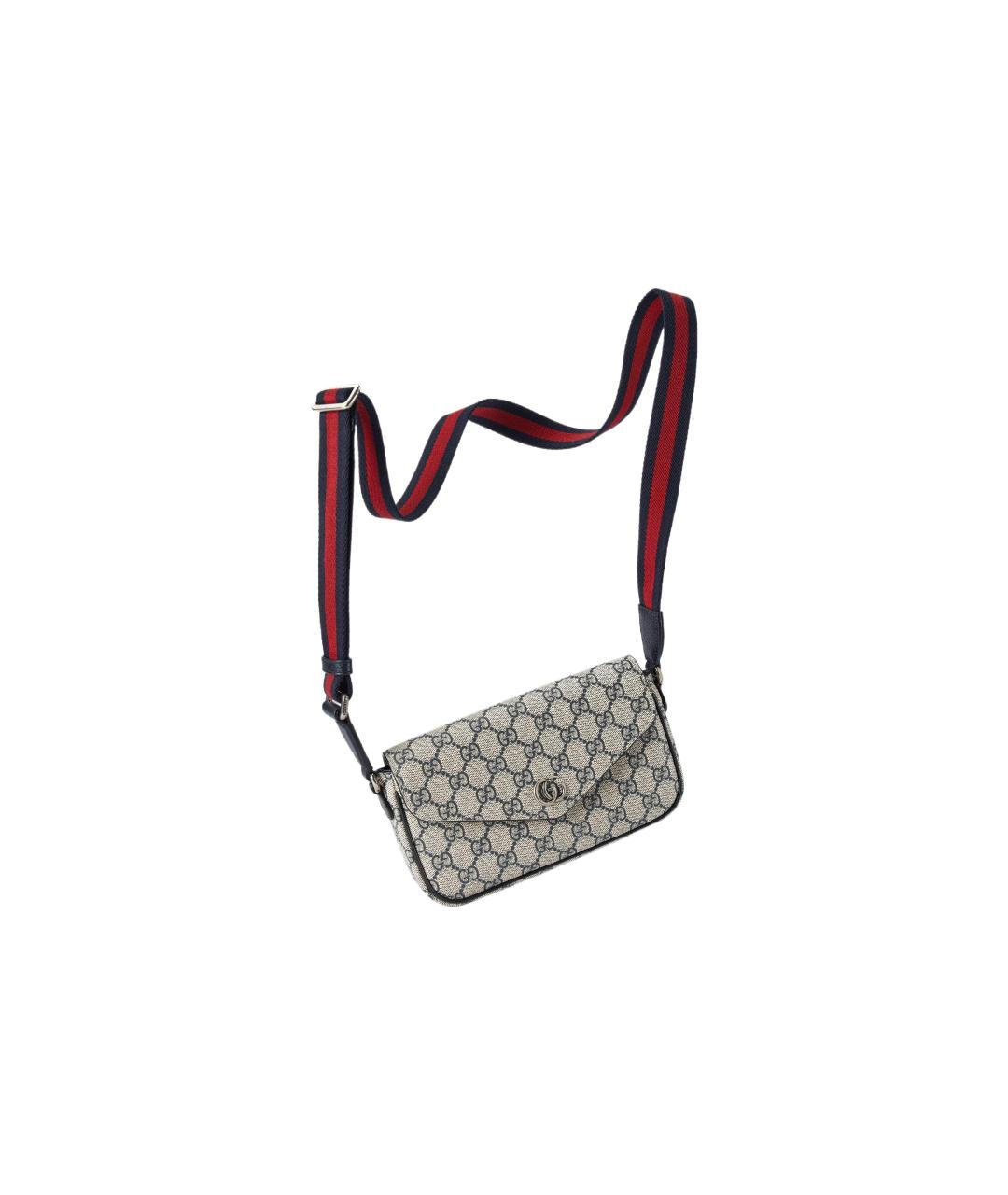 GUCCI Серая сумка через плечо, фото 3