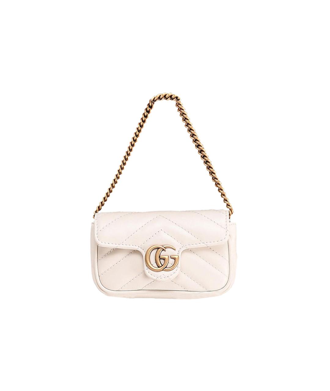 GUCCI Белый кожаный кошелек, фото 1