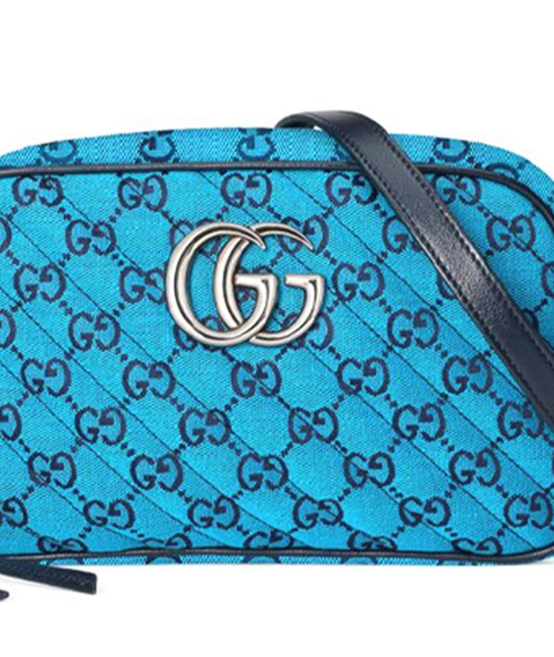 GUCCI Голубая сумка через плечо, фото 9