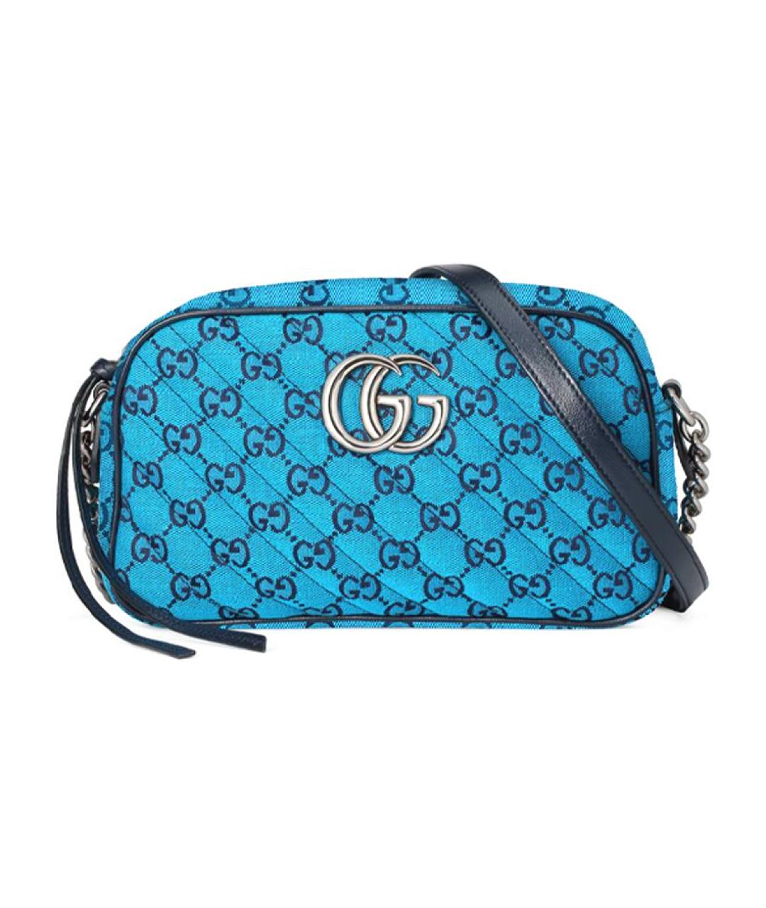 GUCCI Голубая сумка через плечо, фото 1