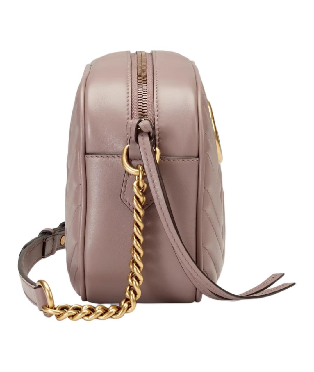 GUCCI Бежевая кожаная сумка через плечо, фото 4