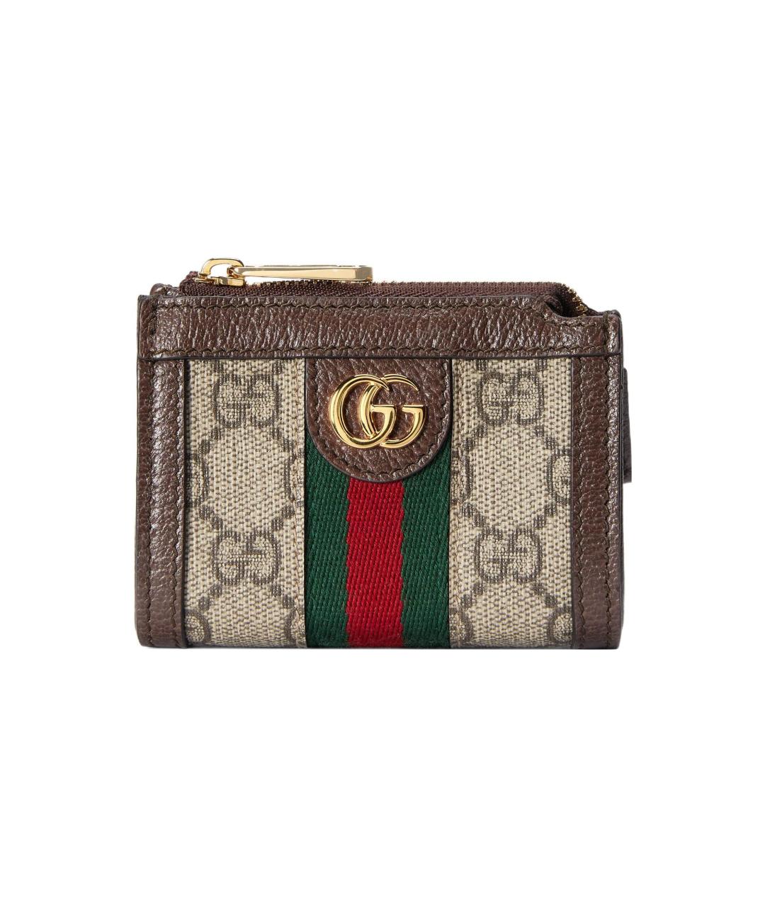 GUCCI Коричневый кошелек, фото 1