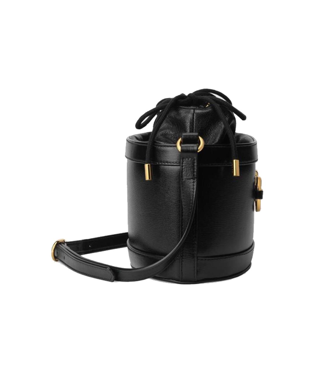 GUCCI Черная кожаная сумка через плечо, фото 3