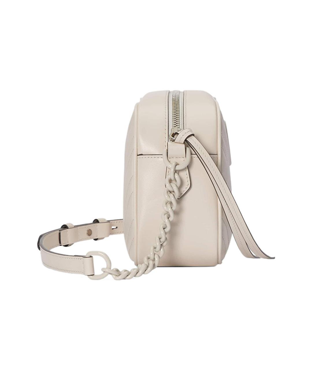 GUCCI Бежевая кожаная сумка через плечо, фото 1