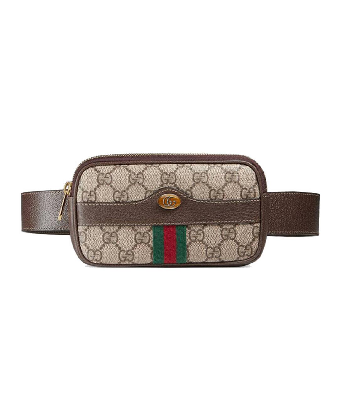 GUCCI Бежевая поясная сумка, фото 1