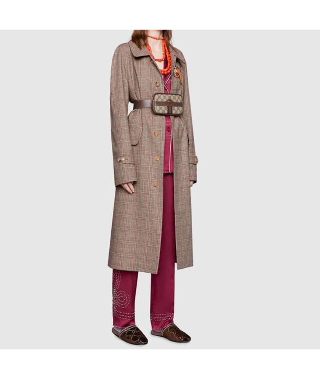 GUCCI Бежевая поясная сумка, фото 6