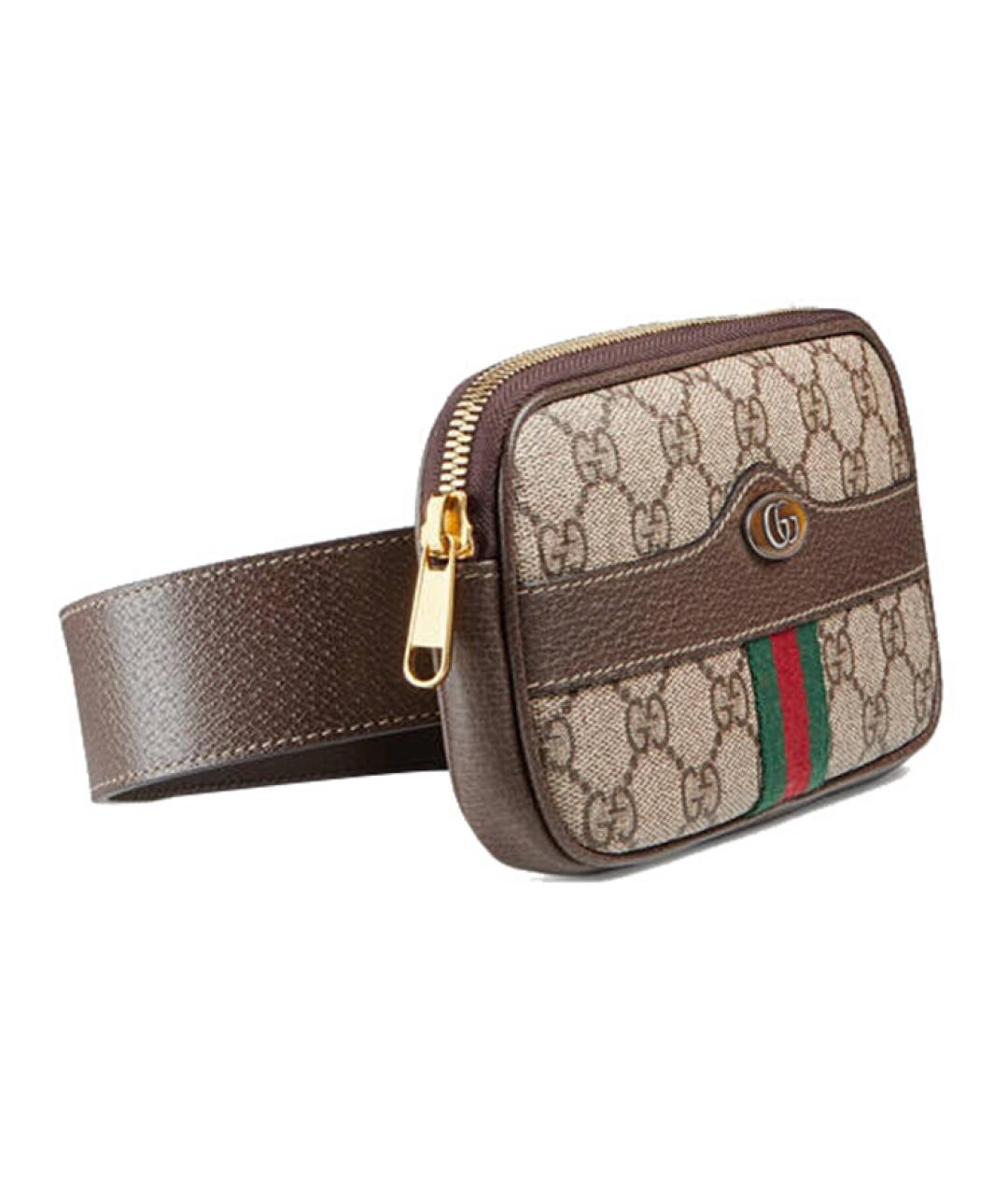 GUCCI Бежевая поясная сумка, фото 3