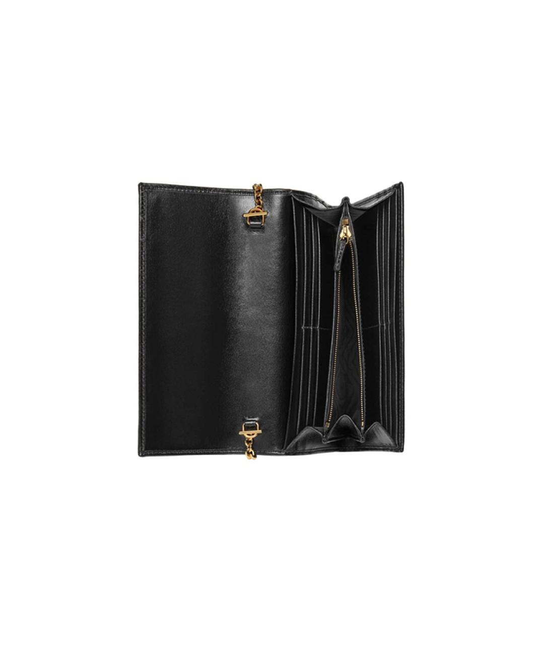 GUCCI Черная кожаная сумка через плечо, фото 4