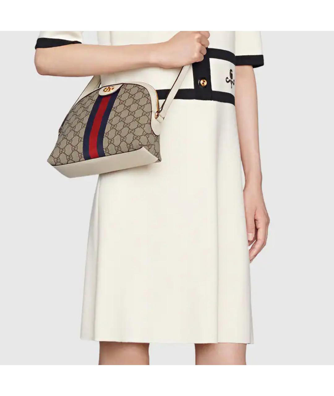 GUCCI Бежевая сумка через плечо, фото 9