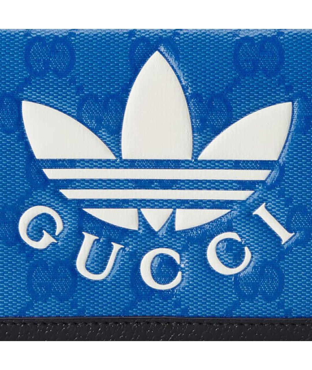 GUCCI Синяя кожаная сумка через плечо, фото 8