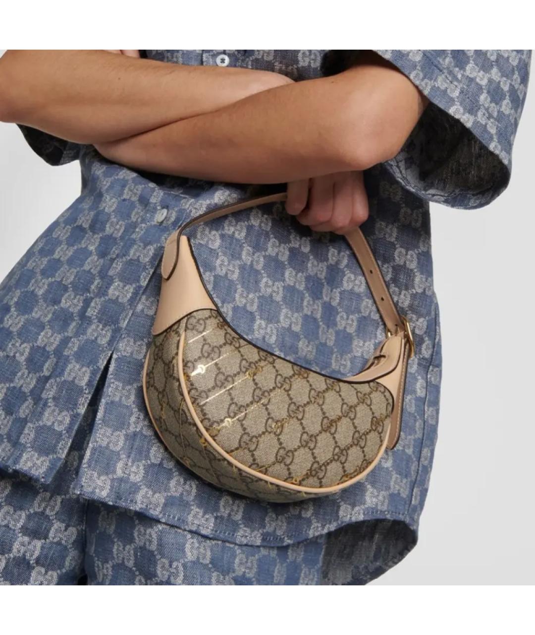 GUCCI Бежевая сумка через плечо, фото 3