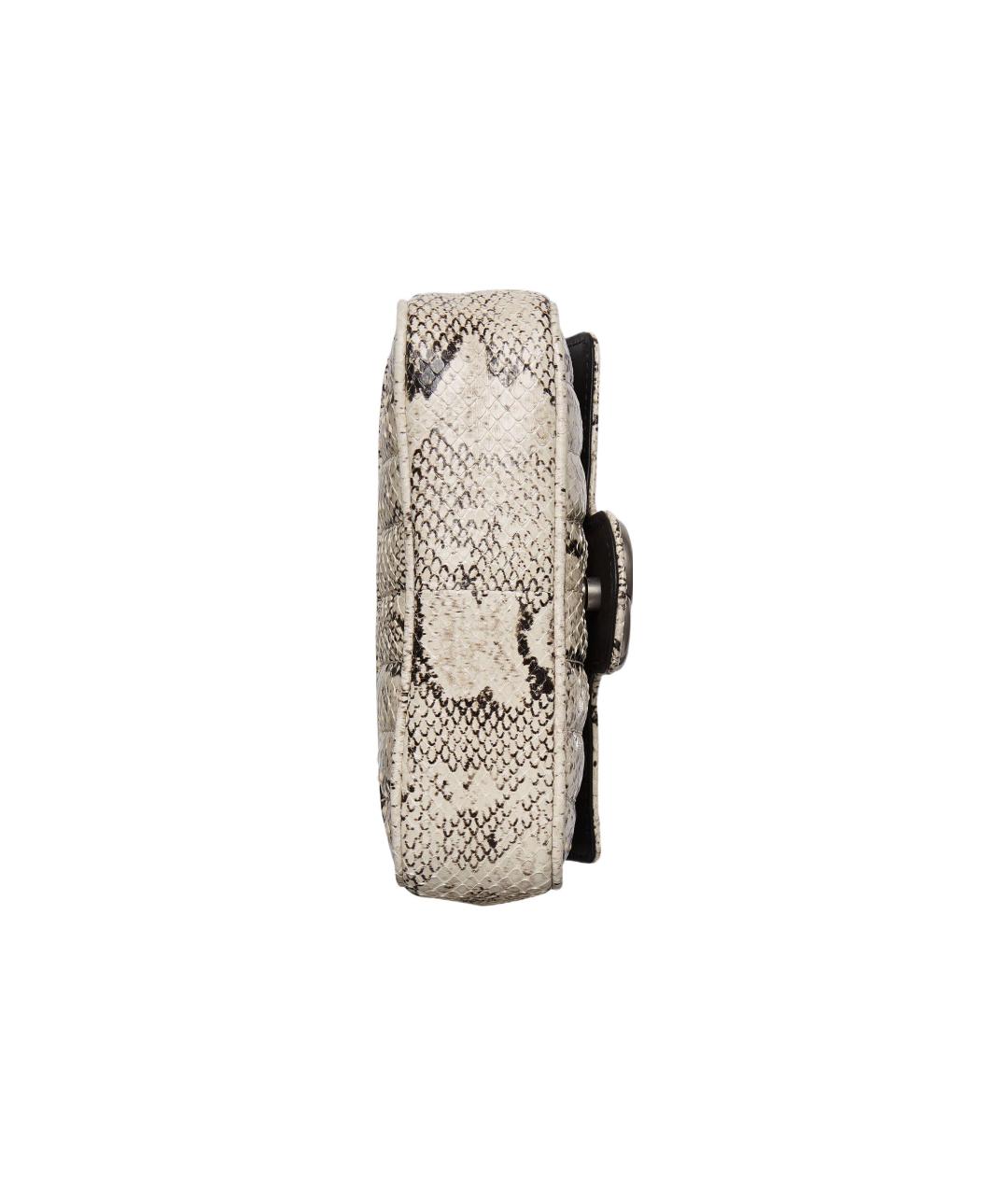 GUCCI Бежевая кожаная сумка через плечо, фото 7