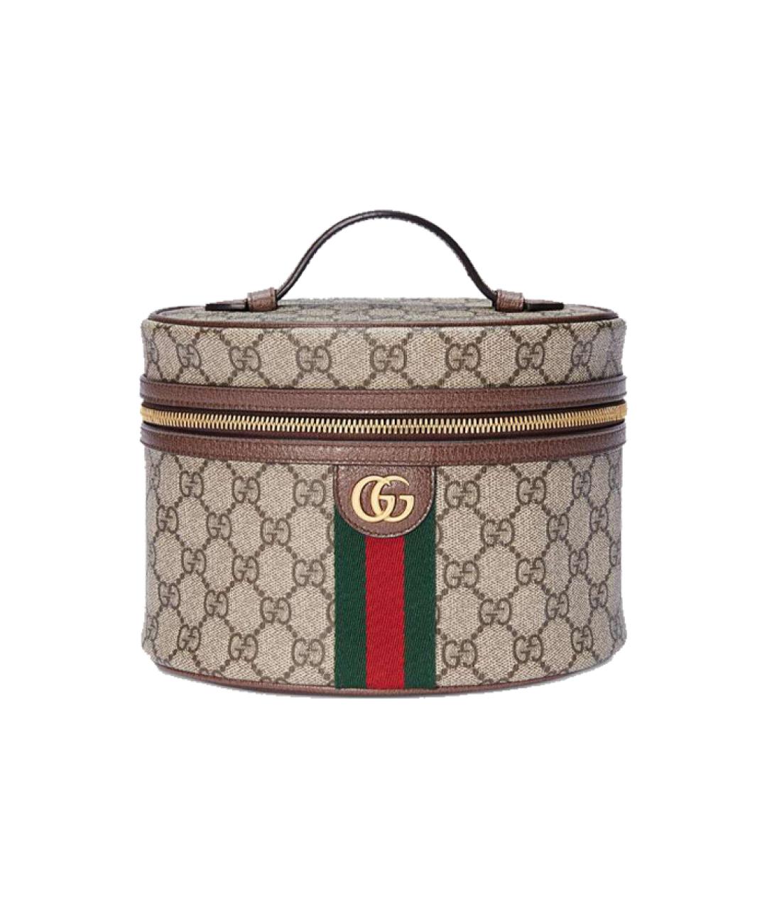 GUCCI Коричневая сумка с короткими ручками, фото 1