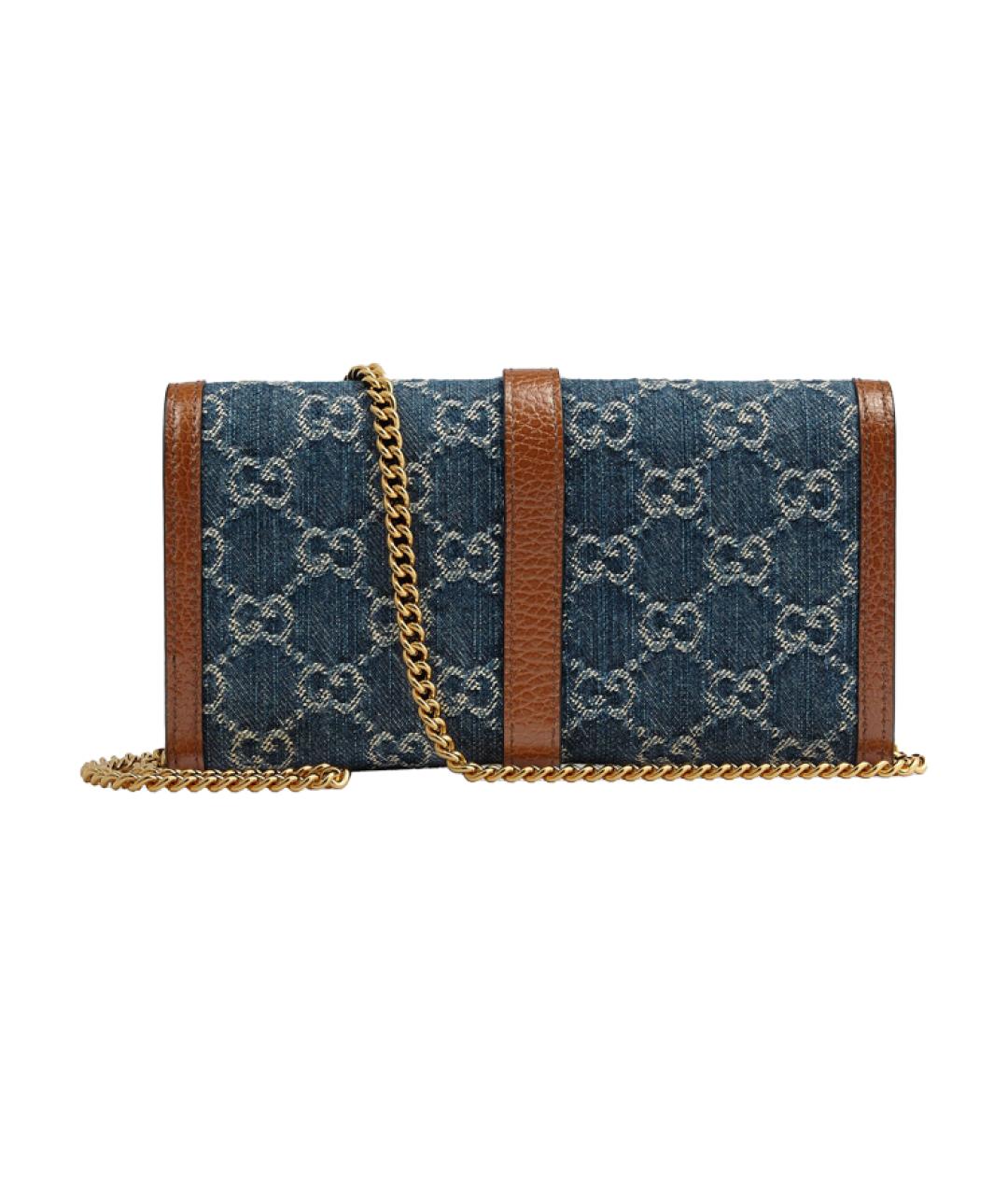 GUCCI Мульти деним сумка через плечо, фото 3