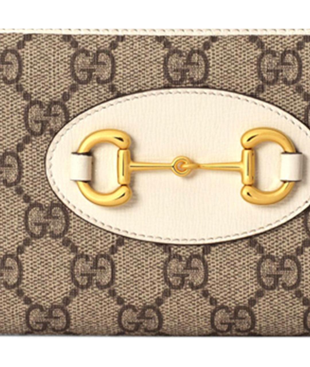 GUCCI Бежевый кошелек, фото 4